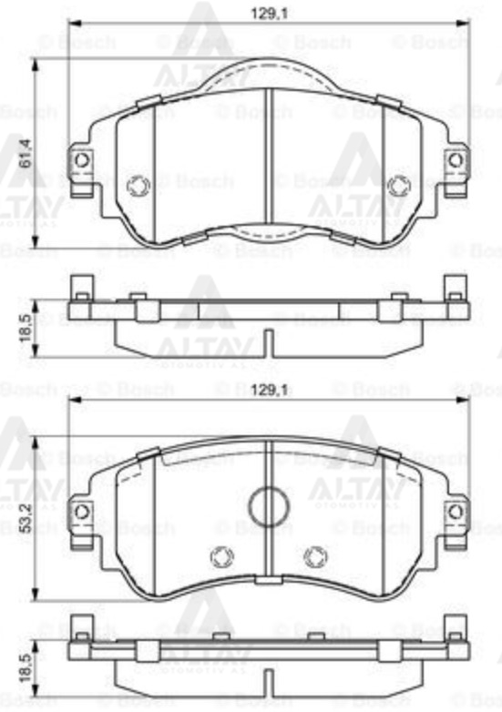 Citroen DS4 Ön Fren Balatası 2011-2015